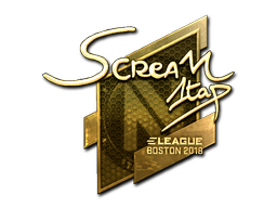Sticker | ScreaM | Boston 2018 | Gold