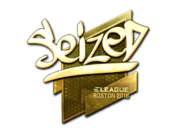 Sticker | seized | Boston 2018 | Gold