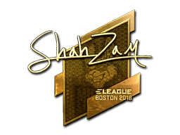 Sticker | ShahZaM | Boston 2018 | Gold