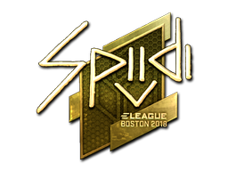 Sticker | Spiidi | Boston 2018 | Gold