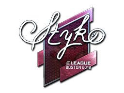 Sticker | STYKO | Boston 2018 | Foil