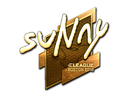 Sticker | suNny | Boston 2018 | Gold
