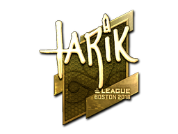 Sticker | tarik | Boston 2018 | Gold