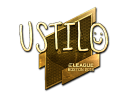 Sticker | USTILO | Boston 2018 | Gold