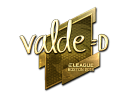 Sticker | v4lde | Boston 2018 | Gold