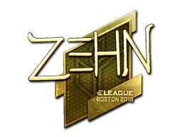 Sticker | zehN | Boston 2018 | Gold