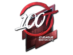 Sticker | 100 Thieves | Boston 2018 | Foil
