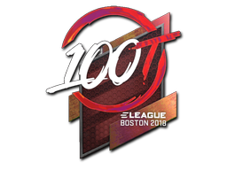 Sticker | 100 Thieves | Boston 2018 | Holo