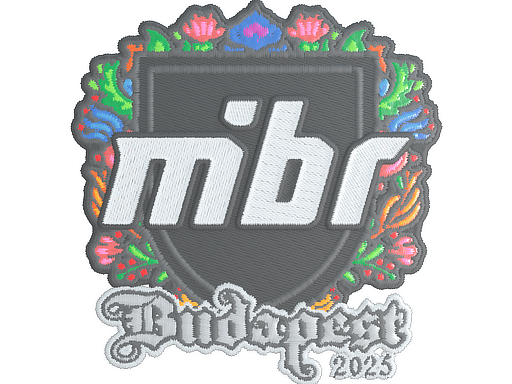 Sticker | MIBR | Budapest 2025 | Embroidered