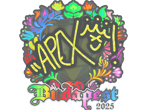 Sticker | apEX | Budapest 2025 | Holo