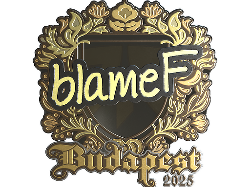 Sticker | blameF | Budapest 2025 | Gold