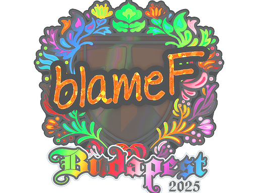 Sticker | blameF | Budapest 2025 | Holo