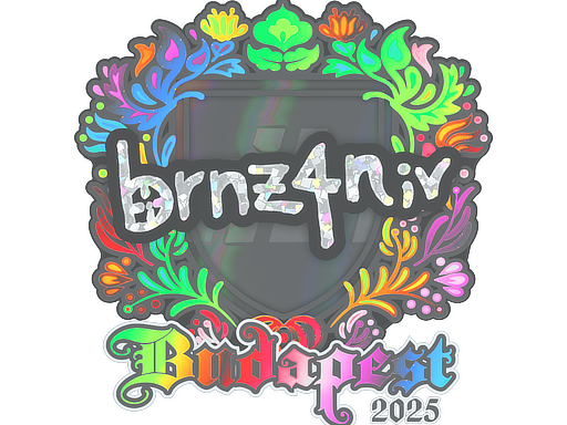 Sticker | brnz4n | Budapest 2025 | Holo