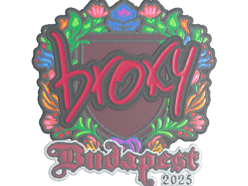 Sticker | broky | Budapest 2025 | Embroidered