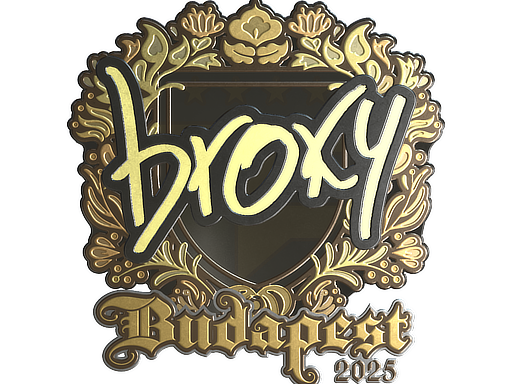 Sticker | broky | Budapest 2025 | Gold
