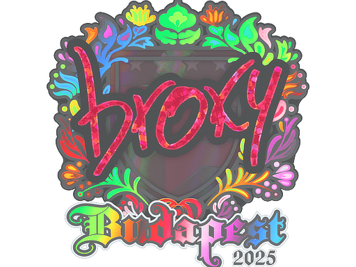 Sticker | broky | Budapest 2025 | Holo