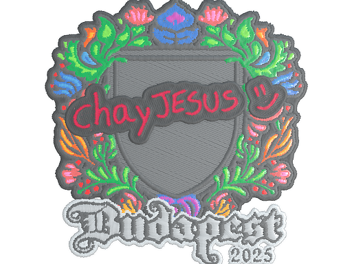 Sticker | chayJESUS | Budapest 2025 | Embroidered