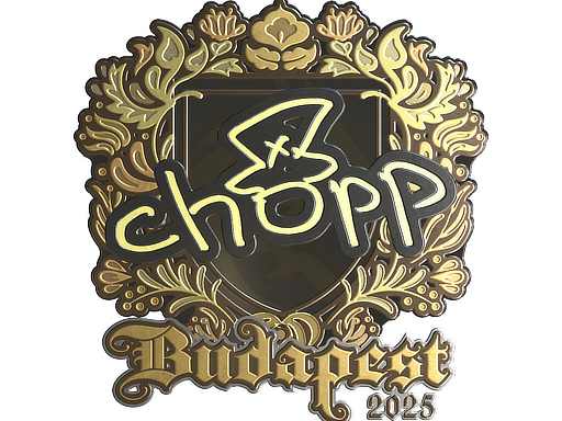Sticker | chopper | Budapest 2025 | Gold