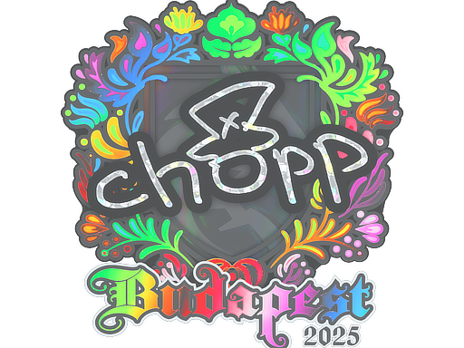 Sticker | chopper | Budapest 2025 | Holo