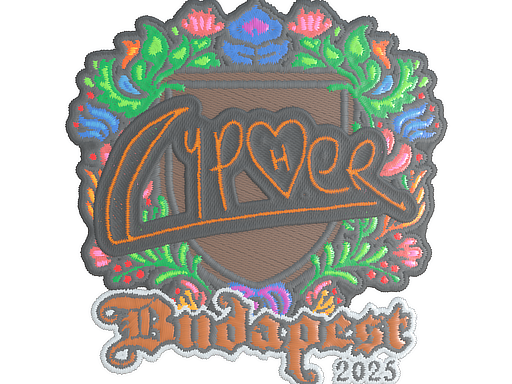 Sticker | Cypher | Budapest 2025 | Embroidered