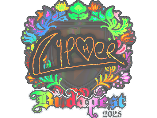 Sticker | Cypher | Budapest 2025 | Holo