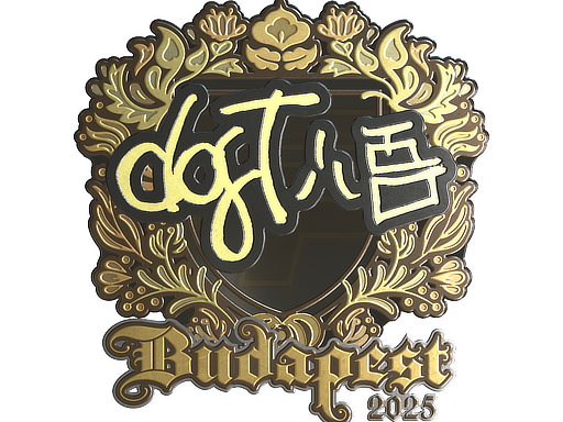 Sticker | dgt | Budapest 2025 | Gold