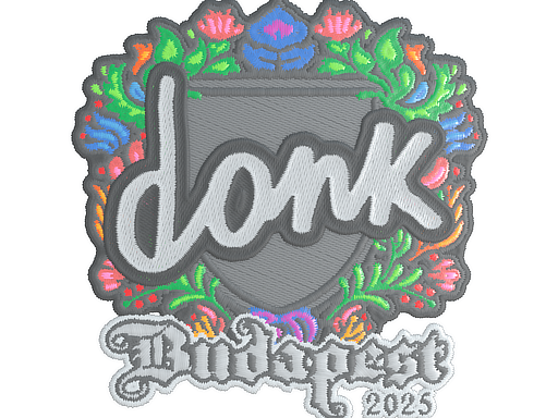 Sticker | donk | Budapest 2025 | Embroidered