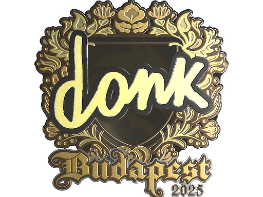 Sticker | donk | Budapest 2025 | Gold