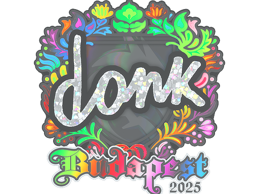 Sticker | donk | Budapest 2025 | Holo