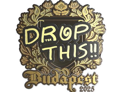 Sticker | drop | Budapest 2025 | Gold