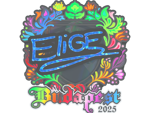 Sticker | EliGE | Budapest 2025 | Holo