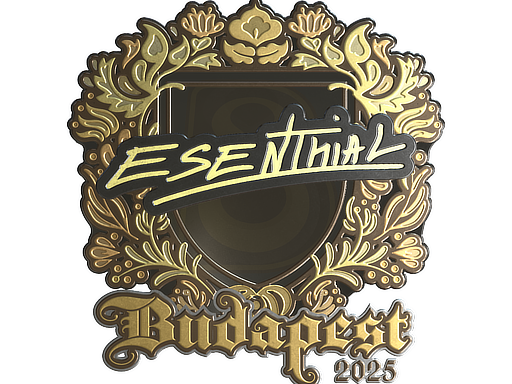 Sticker | esenthial | Budapest 2025 | Gold