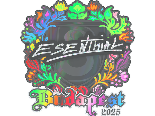 Sticker | esenthial | Budapest 2025 | Holo