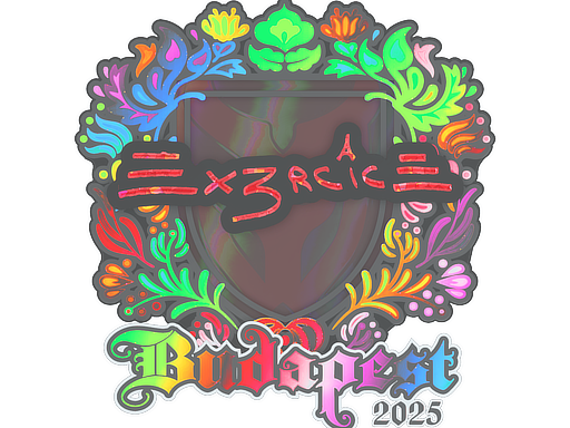 Sticker | Ex3rcice | Budapest 2025 | Holo