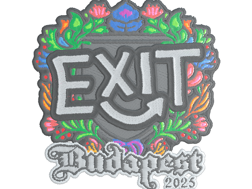 Sticker | exit | Budapest 2025