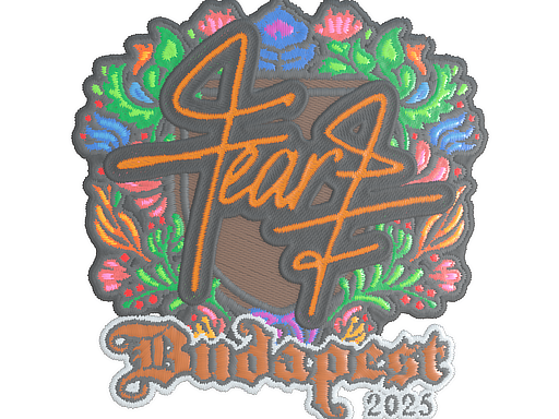 Sticker | fEAR | Budapest 2025 | Embroidered