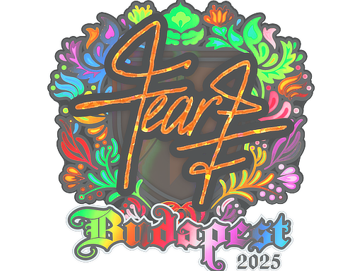 Sticker | fEAR | Budapest 2025 | Holo