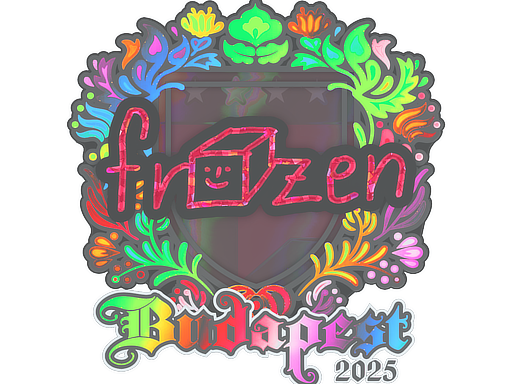 Sticker | frozen | Budapest 2025 | Holo