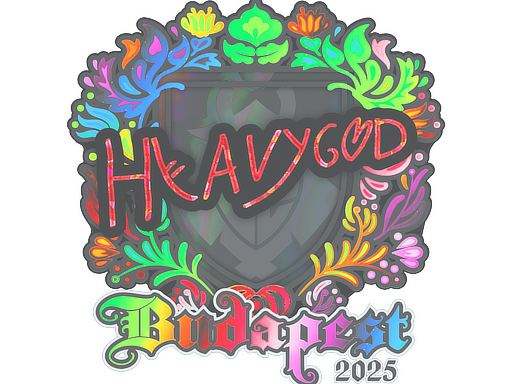 Sticker | Heavygod | Budapest 2025 | Holo