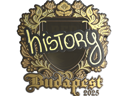 Sticker | History | Budapest 2025 | Gold