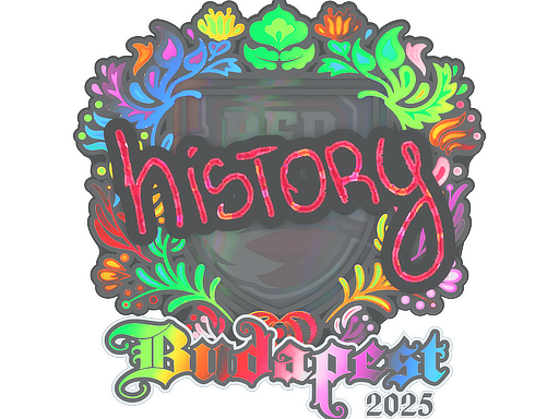 Sticker | History | Budapest 2025 | Holo
