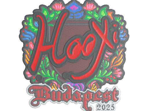 Sticker | HooXi | Budapest 2025 | Embroidered