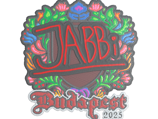 Sticker | jabbi | Budapest 2025 | Embroidered