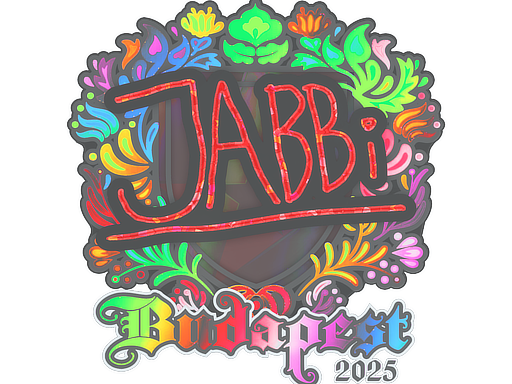 Sticker | jabbi | Budapest 2025 | Holo