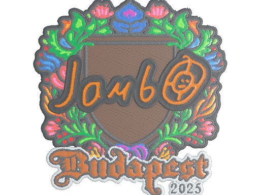 Sticker | jambo | Budapest 2025 | Embroidered