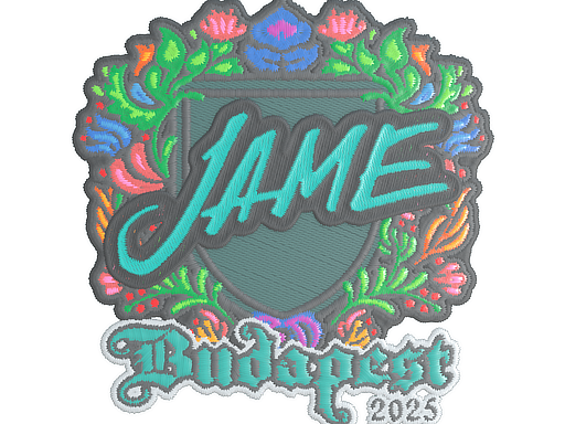 Sticker | Jame | Budapest 2025 | Embroidered