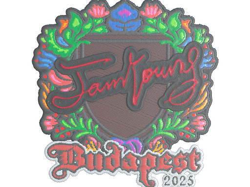 Sticker | JamYoung | Budapest 2025 | Embroidered
