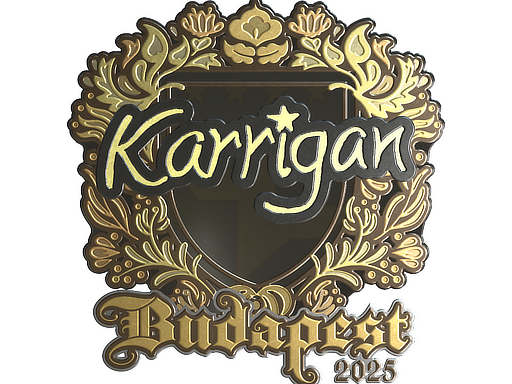 Sticker | karrigan | Budapest 2025 | Gold