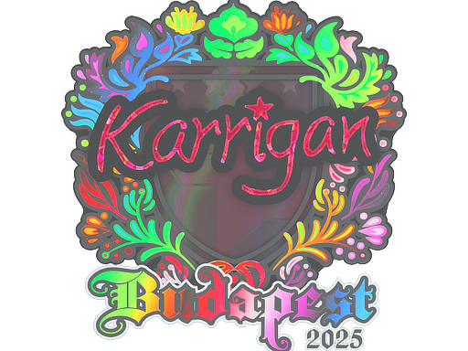 Sticker | karrigan | Budapest 2025 | Holo