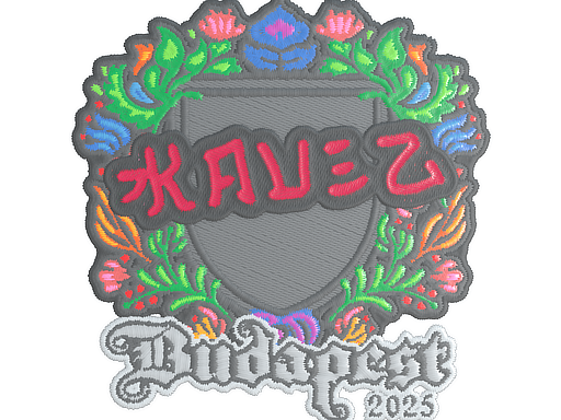 Sticker | kauez | Budapest 2025 | Embroidered
